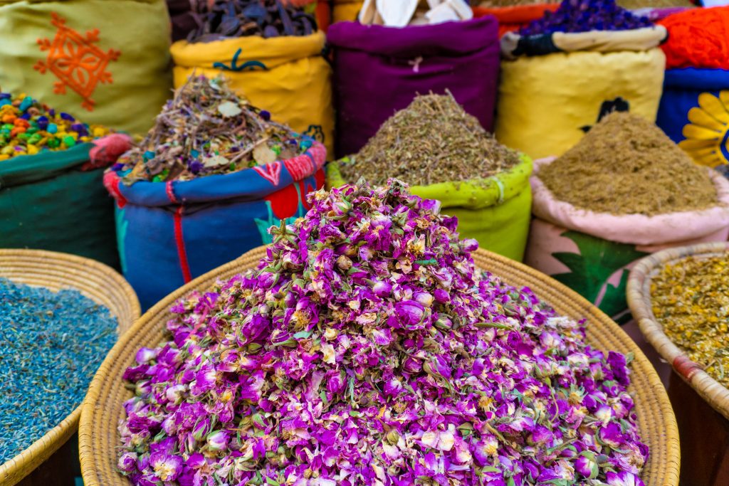 que hacer en marrakech. zoco de las especias