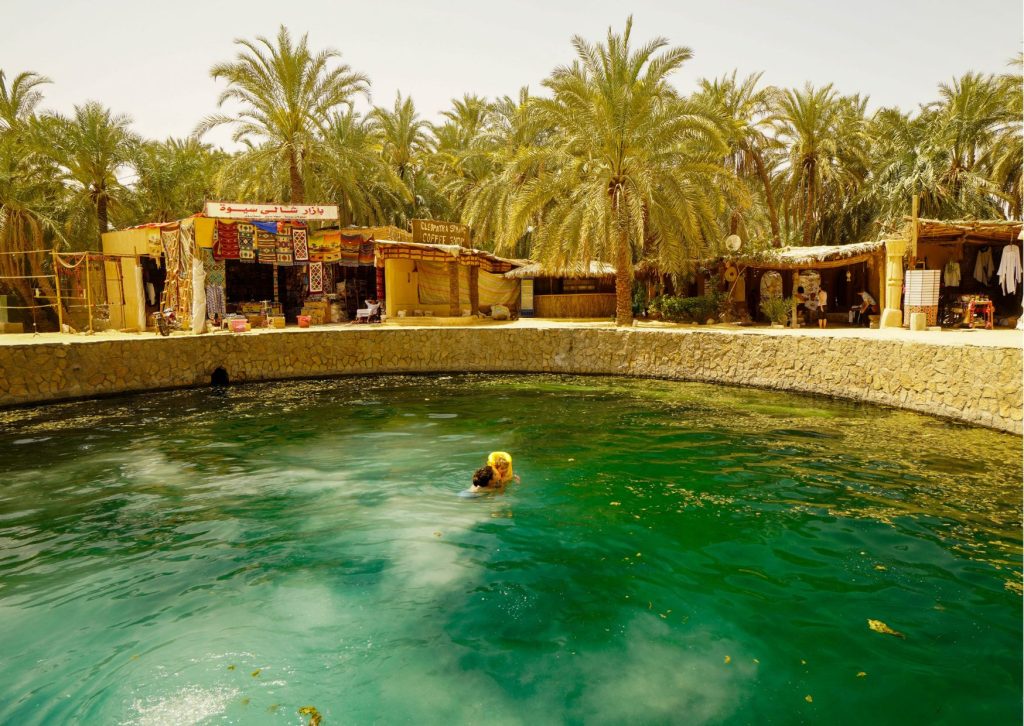 Que hacer en Siwa. Piscina de Cleopatra